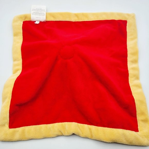 Disney Baby Red Plush Winnie the Pooh Rattle Lovey Security Blanket Infant Toy - Picture 4 of 12